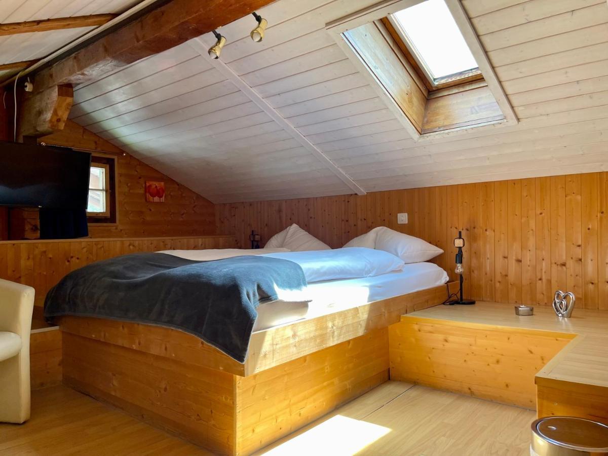 Chalet Hotel Adler Ag Kandersteg Esterno foto