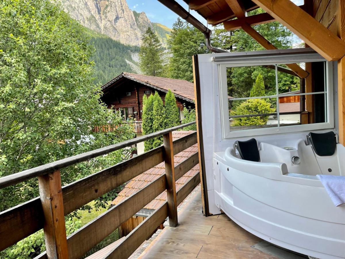 Chalet Hotel Adler Ag Kandersteg Esterno foto
