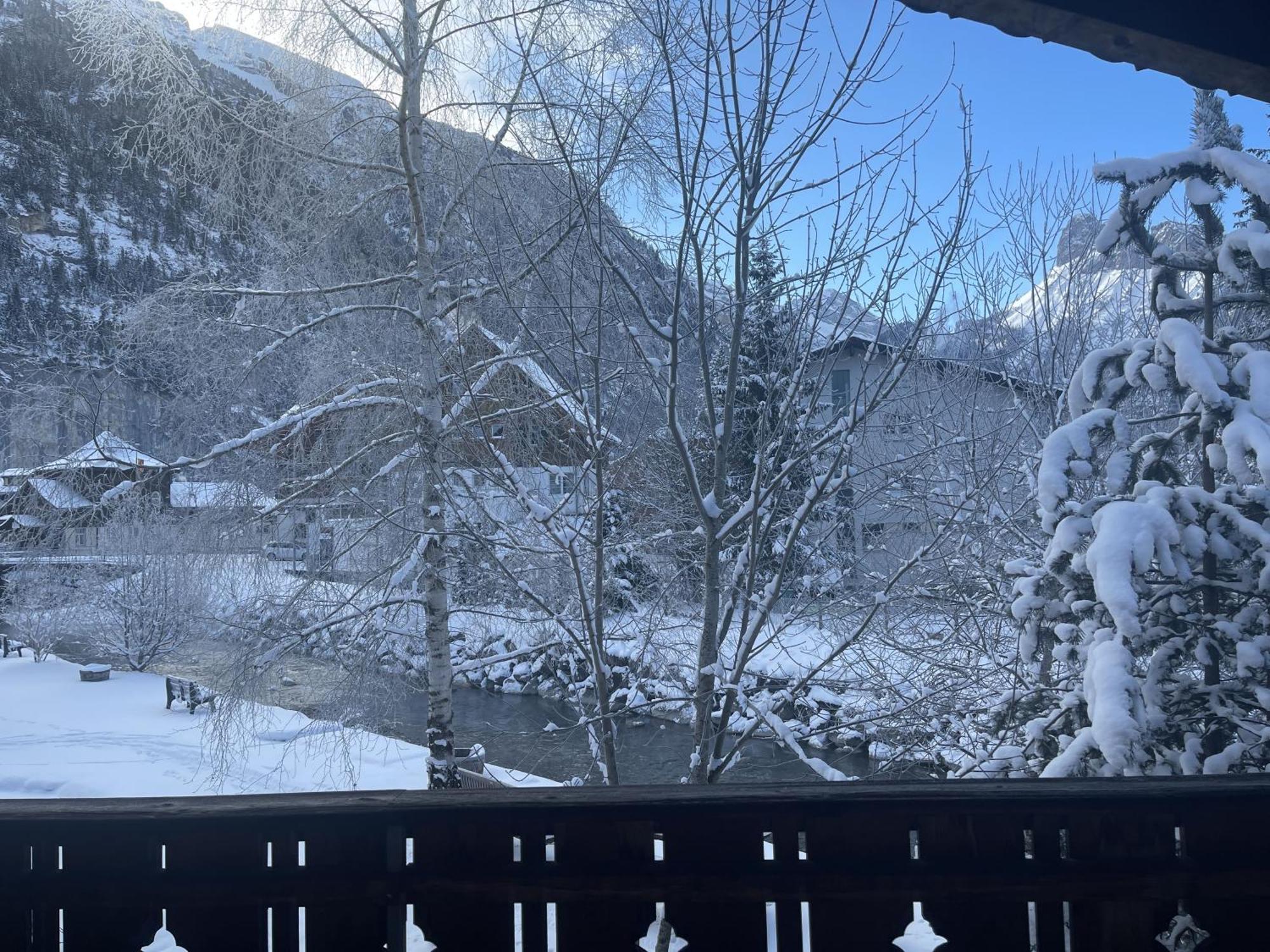 Chalet Hotel Adler Ag Kandersteg Esterno foto