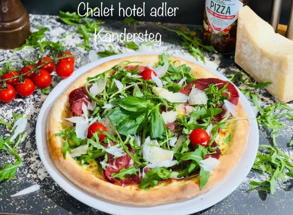 Chalet Hotel Adler Ag Kandersteg Esterno foto